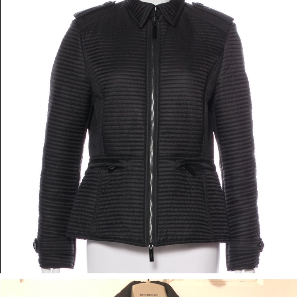 Burberry Black Quilted Jacket